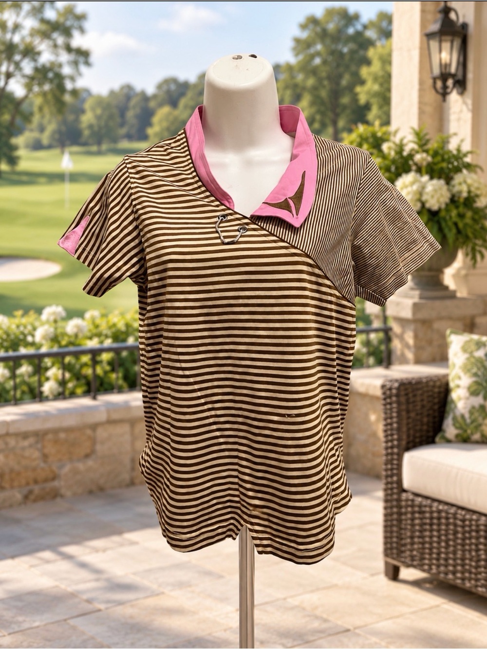 Jamie Sadock size P golf top